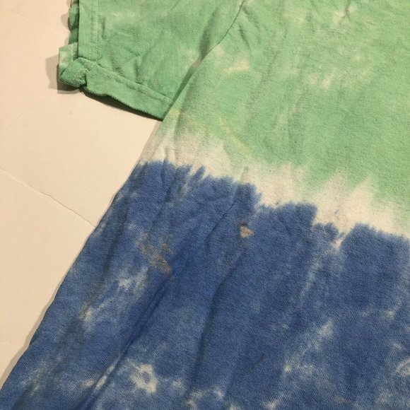 Simply Southern Green And Blue Tie Dye Sunshine State Of Mind Van Tshirt Large L - Picture 3 of 5